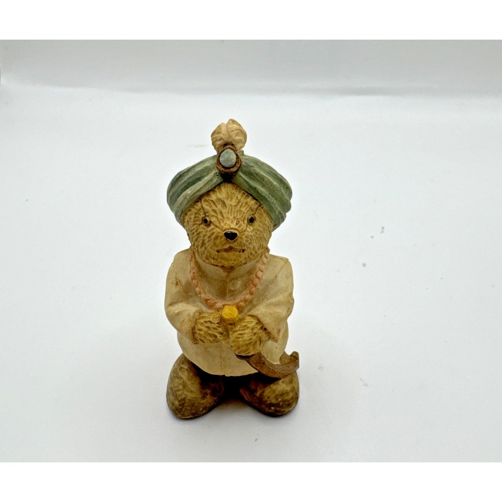 Lot of 3 Miniature Resin Bear Figurines - Picture 4 of 4